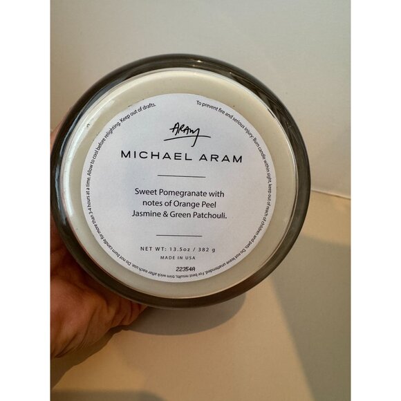 NIB Michael Aram Pomegranate Scented Candle With Decorative Lid - Picture 11 of 11
